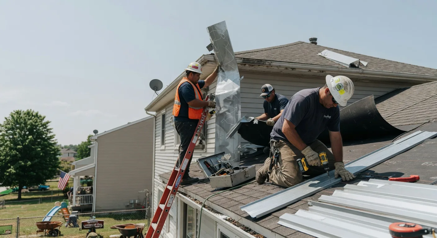 Metal Roof Repair in Glenwood, NY